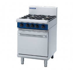 Blue Seal G504D 4 Burner Range - 4 Open Burners, Oven Under 